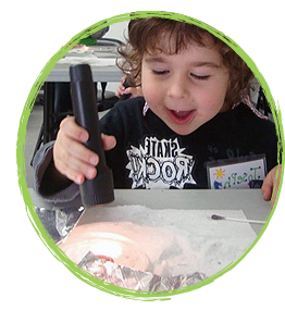 A Child Does a Fun Science Experiment A Child Does a Fun Science Experiment